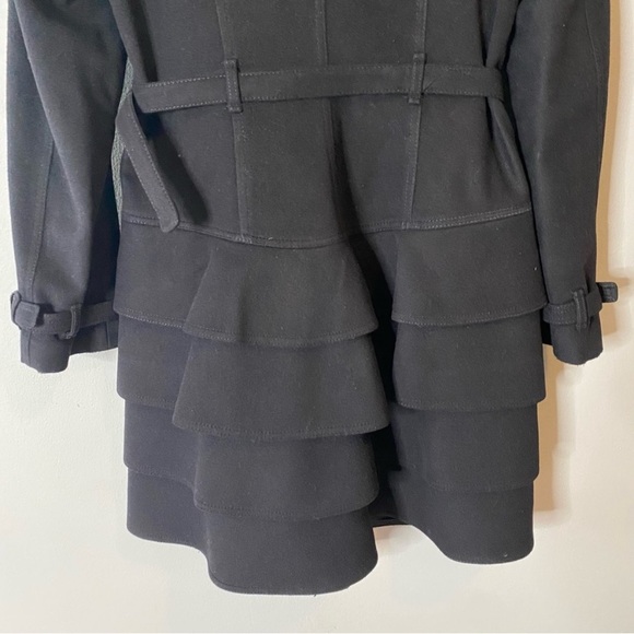 Burberry London Black Wool Cashmere Coat - Picture 5 of 10